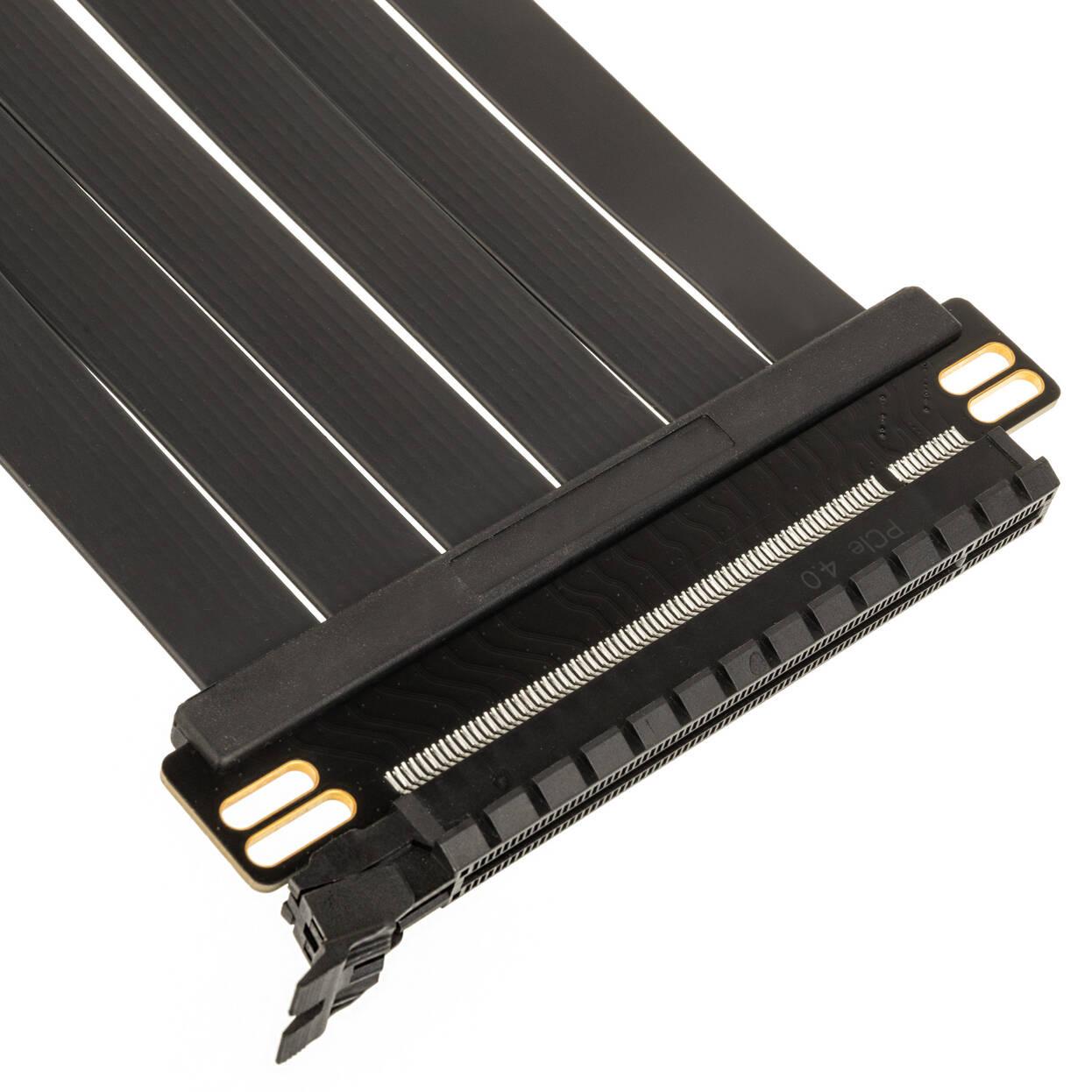 Кабел Kolink PCIe 5.0 Riser Cable, 180 градуса, 300mm - Черен
